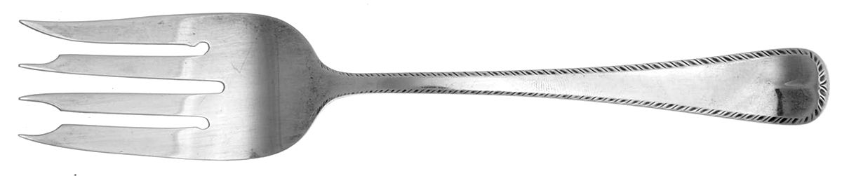 Wakefield (Sterling, 1925) Small Solid Cold Meat Serving Fork by Reed & Barton-1