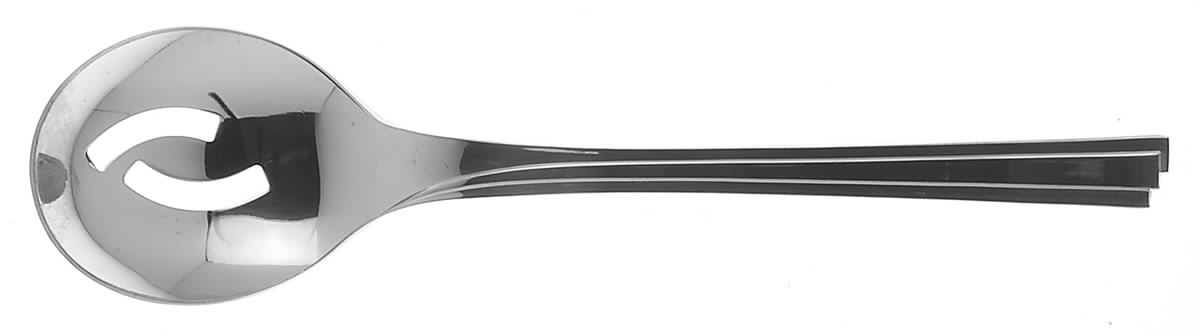Wayzata (Stainless) Pierced Tablespoon (Serving Spoon) by Reed & Barton-1