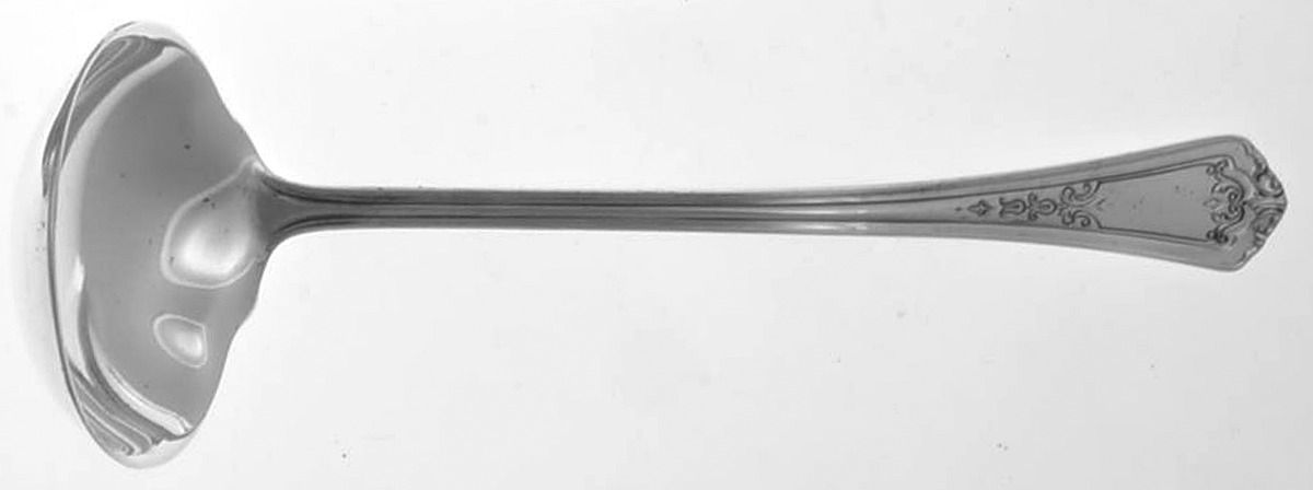 Westwood (Silverplate) Solid Piece Cream Ladle by Reed & Barton-1