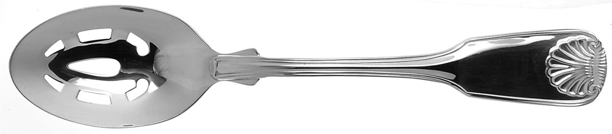 Winterthur (Silverplate, 1982) Pierced Tablespoon (Serving Spoon) by Reed & Barton-1