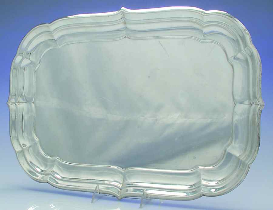 Windsor (Sterling, Hollowware) Large Rectangular Sterling Platter by Reed & Barton-1