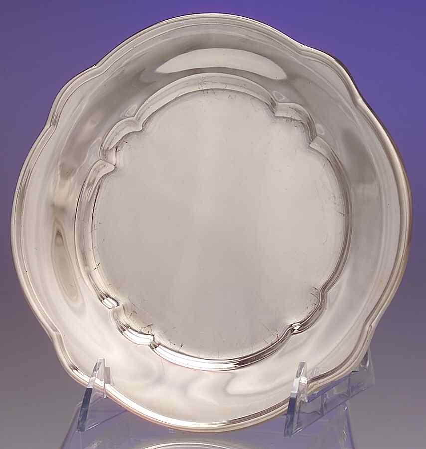 The Winthrop (Plain, Silverplate) Plated Gravy Underplate by Reed & Barton-1