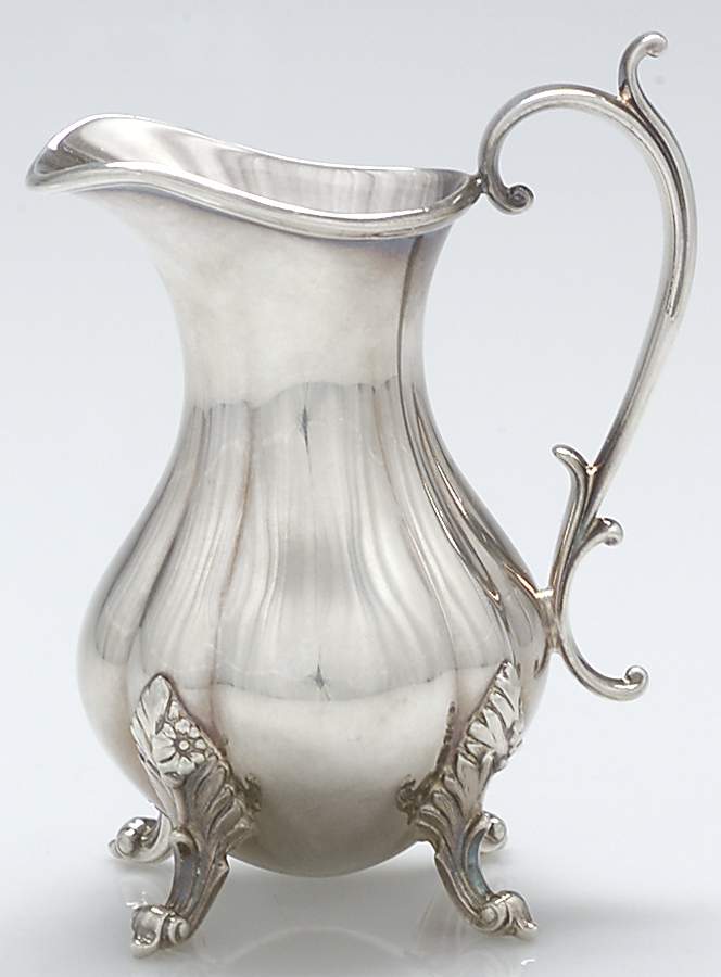 The Winthrop (Plain, Silverplate) Silverplate Mini Creamer by Reed & Barton-1