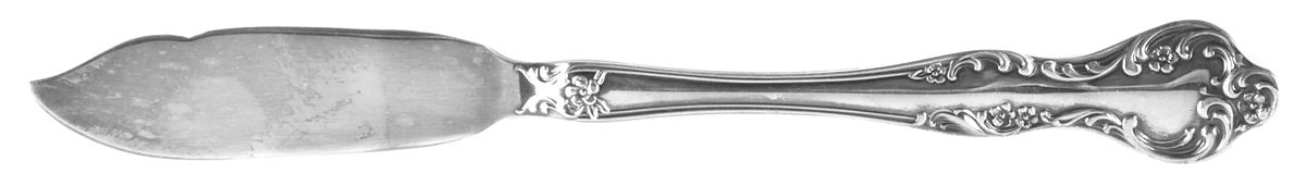 Wisteria (Silverplate, 1966) Flat Handle Master Butter Knife by Reed & Barton-1