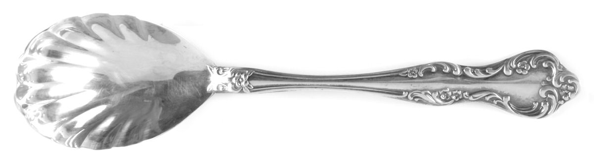Wisteria (Silverplate, 1966) Sugar Shell Spoon by Reed & Barton-1