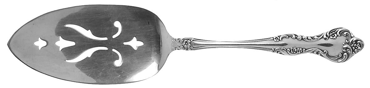 Wisteria (Silverplate, 1966) Solid Pierced Pie Server by Reed & Barton-1