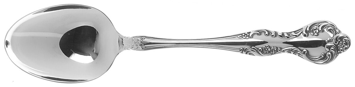 Wisteria (Silverplate, 1966) Place/Oval Soup Spoon by Reed & Barton-1