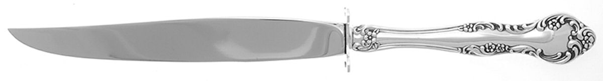 Wisteria (Silverplate, 1966) Small Steak Carving Knife with Stainless Blade by Reed & Barton-1