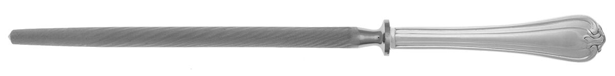 Woodwind (Sterling, 1986) Sharpener Knife with Steel Rod HC by Reed & Barton-1