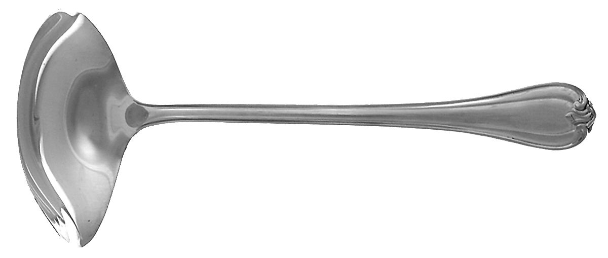 Woodwind (Sterling, 1986) Solid Piece Cream Ladle by Reed & Barton-1