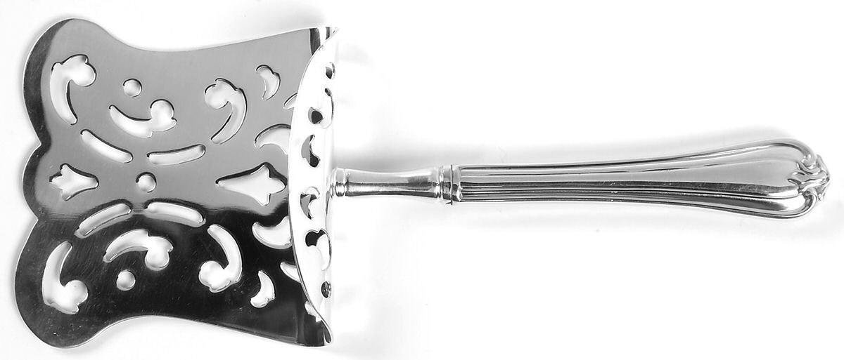 Woodwind (Sterling, 1986) Hollow Asparagus Server with Silverplate Hood by Reed & Barton-1