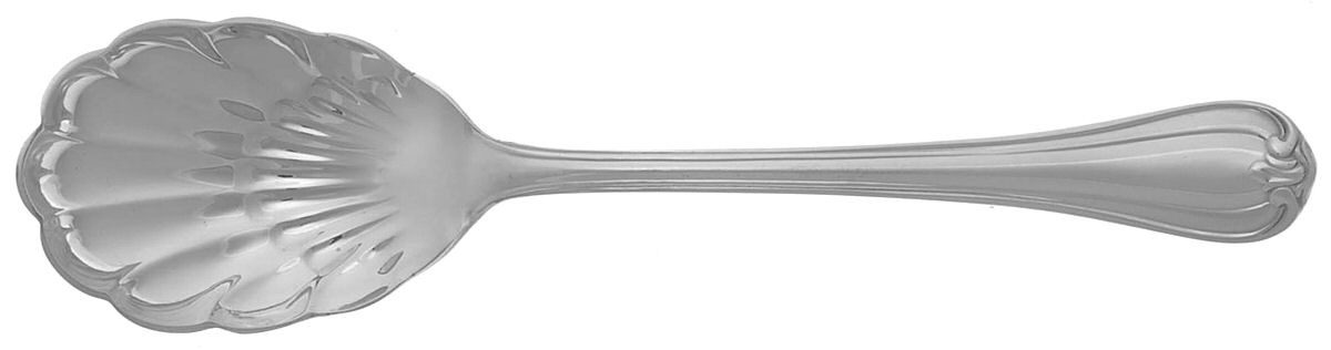 Woodwind (Sterling, 1986) Sugar Shell Spoon by Reed & Barton-1