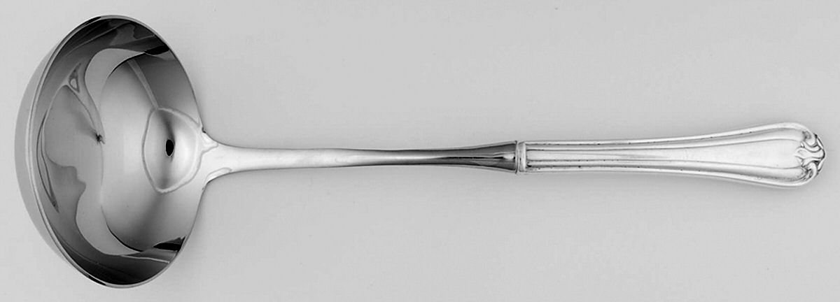 Woodwind (Sterling, 1986) Soup Ladle with Stainless Bowl by Reed & Barton-1