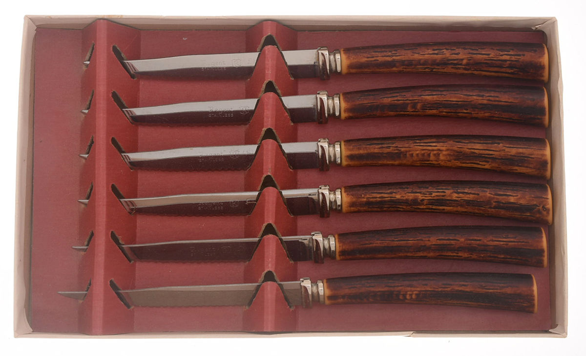 REF1 (STAINLESS) (Set of 6) Individual Steak Knife by Regent Sheffield-1