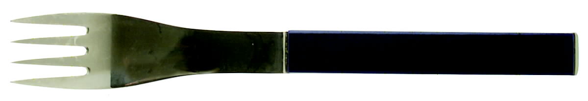 Duo-Cobalt Blue (Stainless) Individual Salad Fork by Rosenthal-1