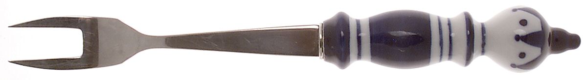 Grill-Blue (Stainless) Large 2-Tine Cold Meat Serving Fork by Rosenthal-1