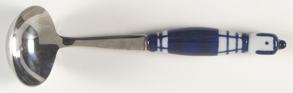 Grill-Blue (Stainless) Solid Gravy Ladle by Rosenthal-1