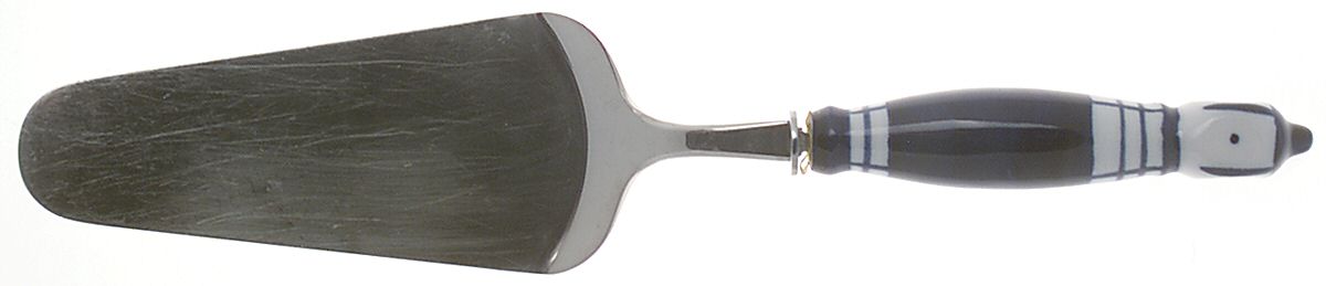 Grill-Blue (Stainless) Pie Server with Stainless Blade by Rosenthal-1