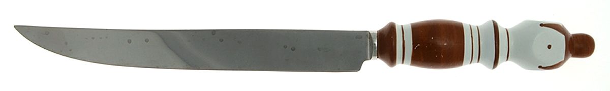 Grill-Brown (Stainless, Ceramic) Large Stainless Blade Roast Carving Knife by Rosenthal-1