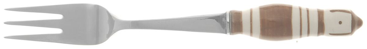 Grill-Brown (Stainless, Ceramic) Dessert Fork by Rosenthal-1
