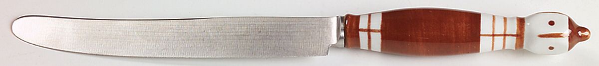 Grill-Brown (Stainless, Ceramic) New French Hollow Knife by Rosenthal-1