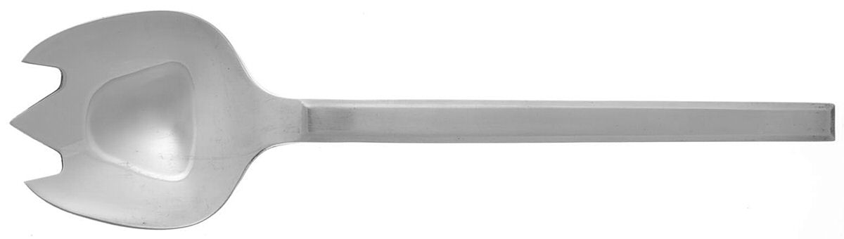 Linear (Silverplate) Solid Serving Fork by Rosenthal-1