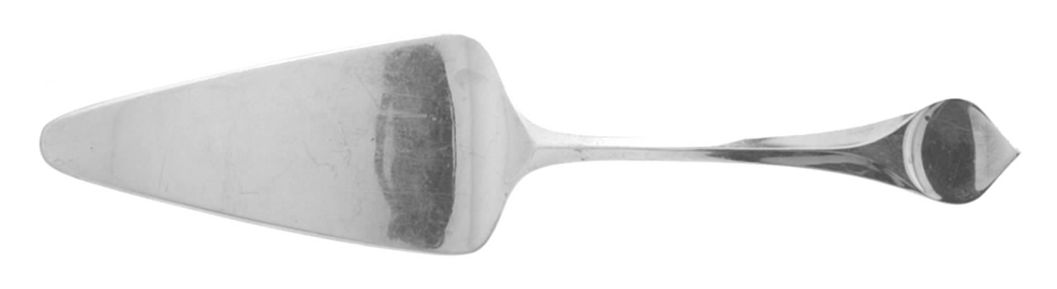 Lotus (Silverplate) Solid Pie Server by Rosenthal-1