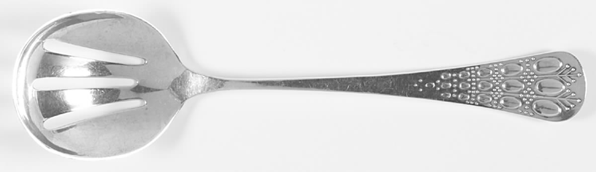 Romance (Sterling) Pierced Solid Serving Spoon by Rosenthal-1