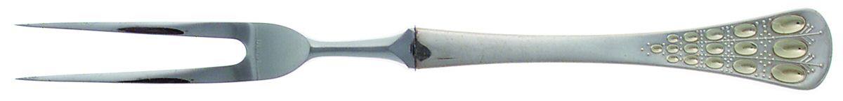 Romance (Sterling) Small Steak Carving Fork with Stainless Prongs by Rosenthal-1