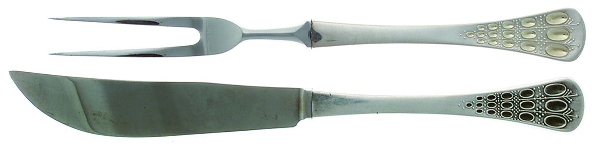 Romance (Sterling) Small Stainless Blade 2-Piece Steak Carving Set by Rosenthal-1