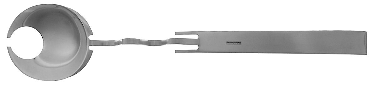 Sculptura (Stainless) Solid Serving Fork by Rosenthal-1