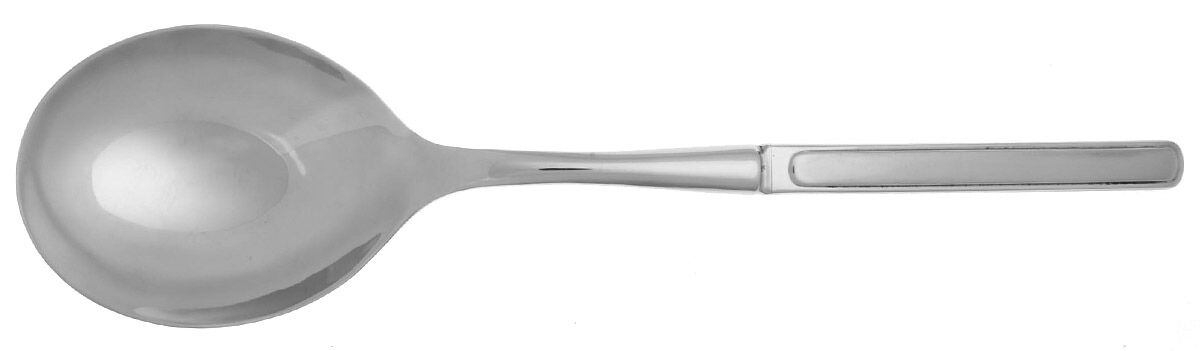 Suomi (Stainless) Casserole Spoon with Smooth Stainless Bowl HC by Rosenthal-1