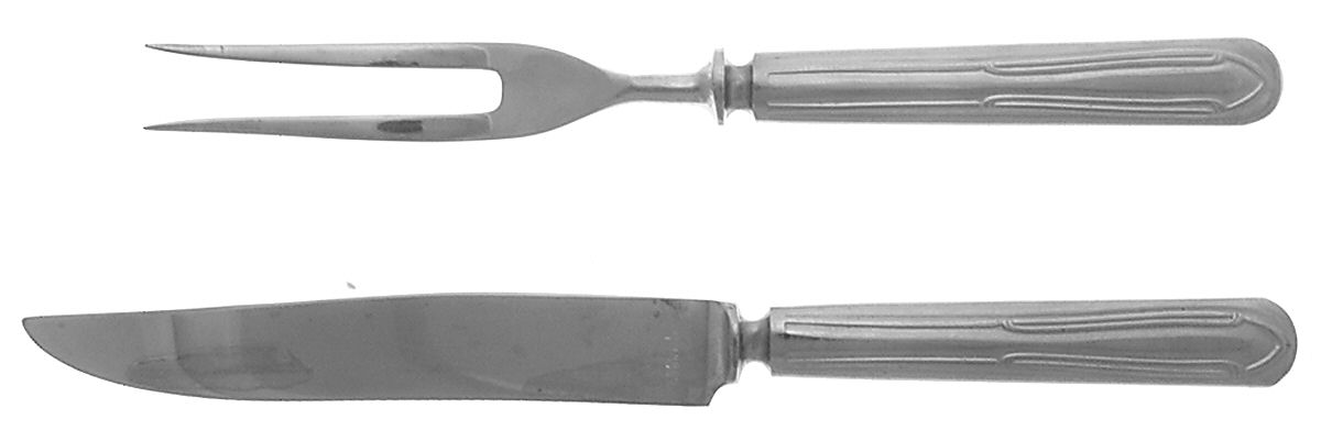 Norva (Stainless) Small Stainless Blade 2-Piece Steak Carving Set by Royal (Flatware)-1