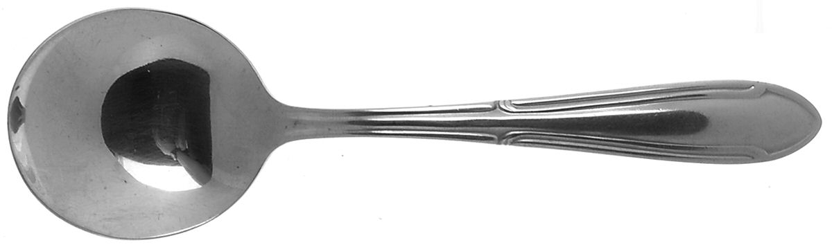 Norva (Stainless) Round Bowl Soup Spoon (Gumbo) by Royal (Flatware)-1
