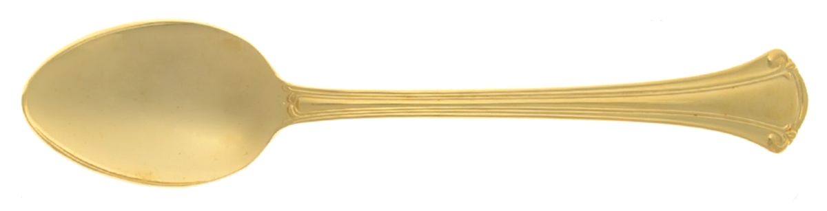 Golden Casino (Electroplate) Teaspoon by Royal Gallery-1