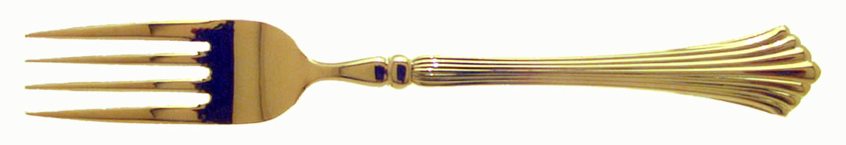 Spun Gold (Gold Electroplate) Fork by Royal Gallery-1