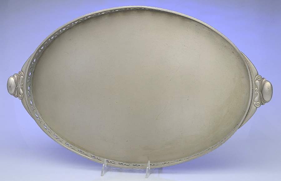 Pewter Hollowware Gallery Trays 21" Gallery Tray by Royal Holland-1