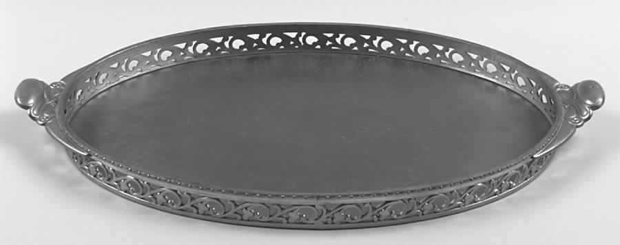 Pewter Hollowware Gallery Trays 17" Gallery Tray by Royal Holland-1