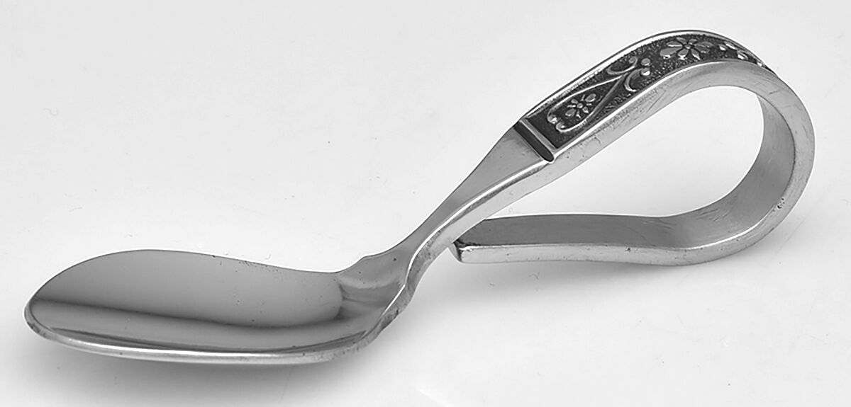Cordova (Stainless) Baby Spoon with Curved Handle HC by Riviera-1