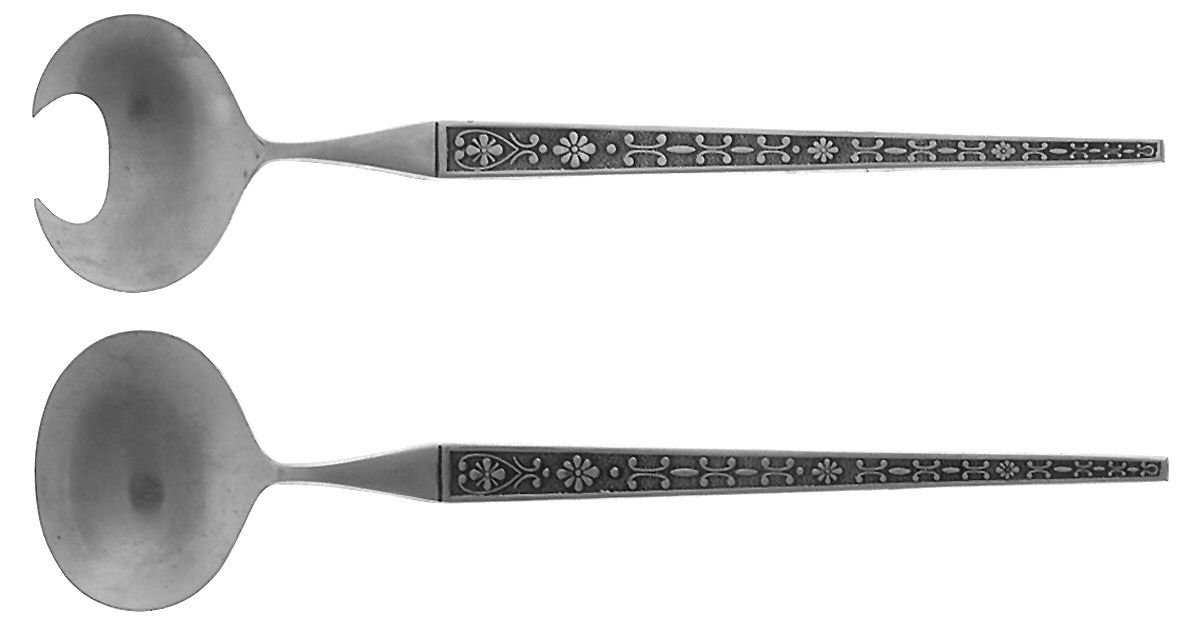 Cordova (Stainless) (2 Pc) Solid Salad Set by Riviera-1