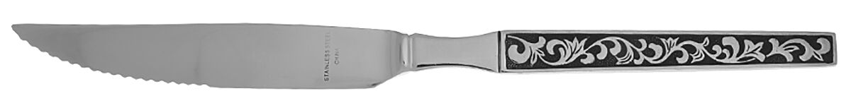 Monterey (Stainless) Steak Knife Individual Hollow, Serrate HC by Riviera-1
