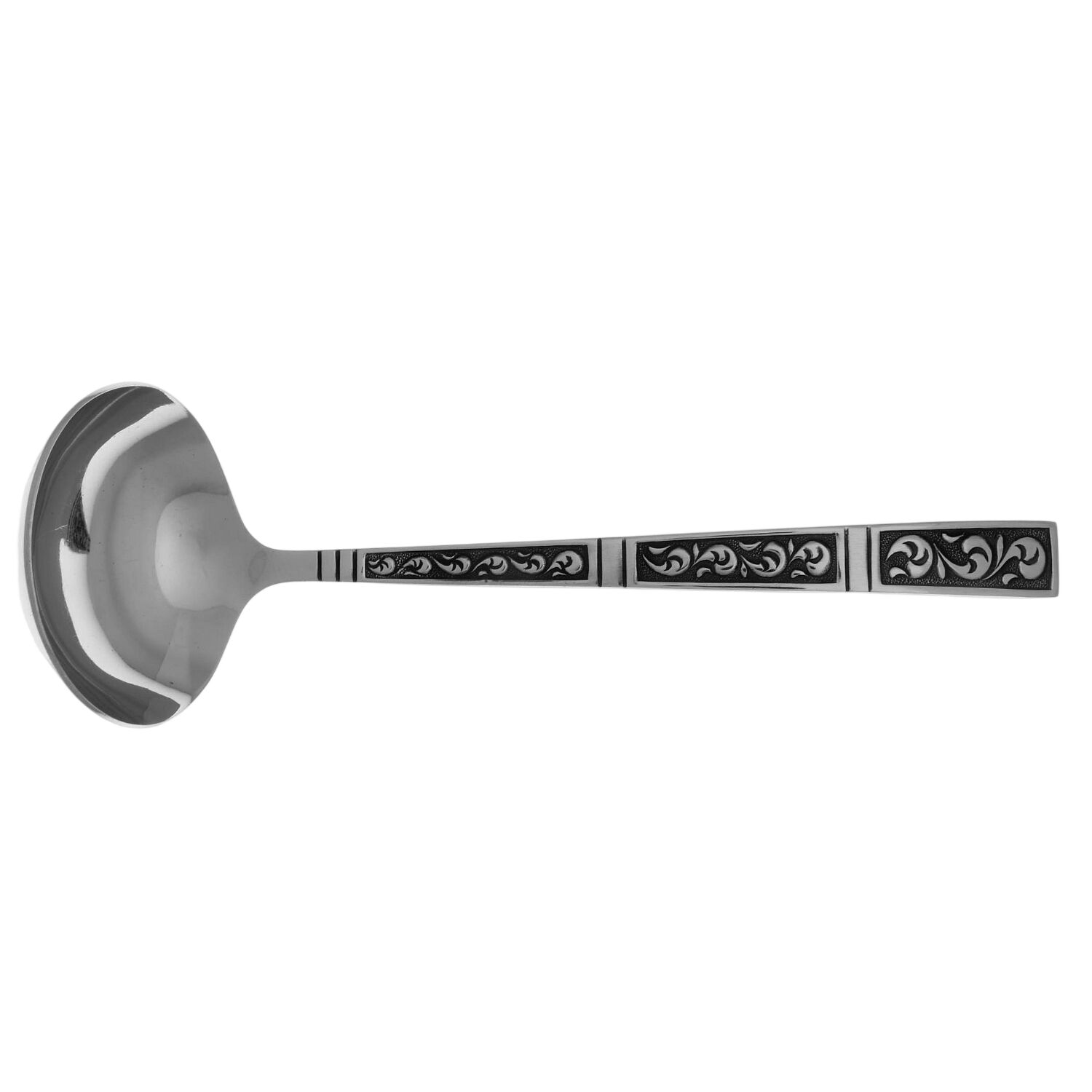 RIF4 (STAINLESS) Solid Gravy Ladle by Riviera-1