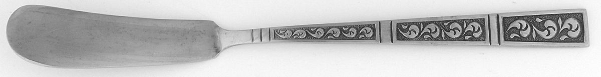 RIF4 (STAINLESS) Flat Handle Butter Spreader by Riviera-1