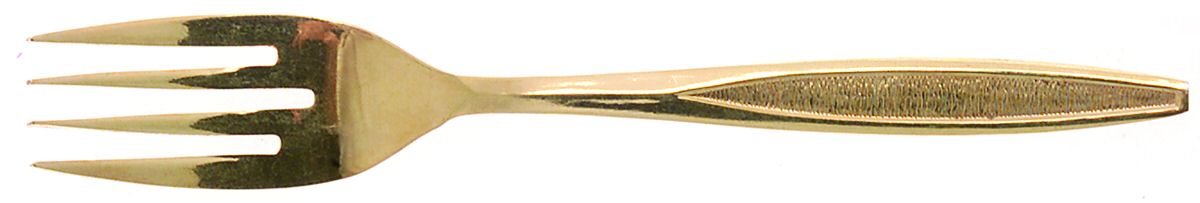 Antigua Gold (Gold Electroplate) Individual Salad Fork by Royalton-1