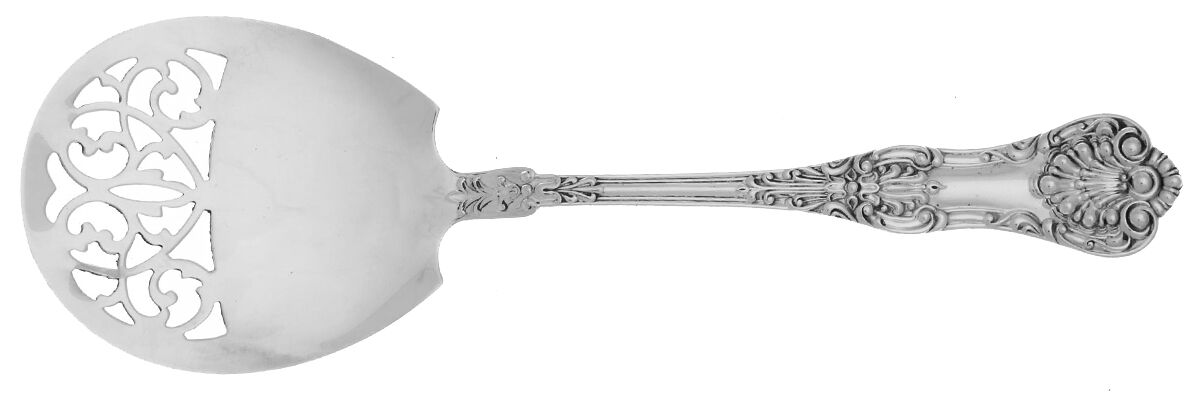 Queens (Sterling) Tomato Server, Solid Piece by Roden Brothers Ltd.-1