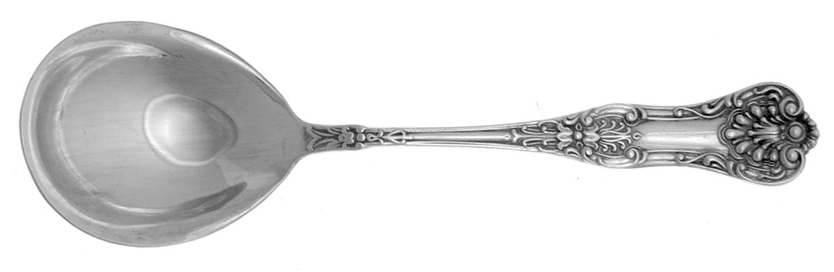 Queens (Sterling) Sugar Spoon by Roden Brothers Ltd.-1