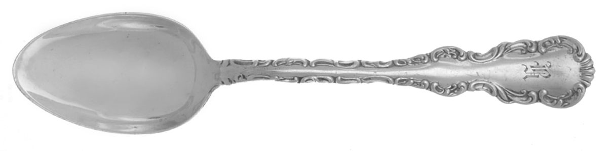 Louis XV (Sterling) Monogram Teaspoon by Roden Brothers Ltd.-1