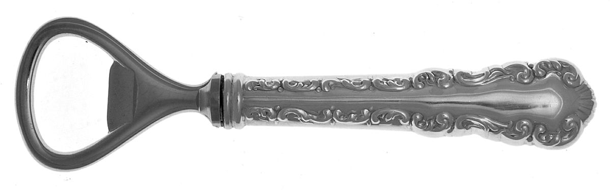 Louis XV (Sterling) Bottle Opener with Stainless Bowl by Roden Brothers Ltd.-1