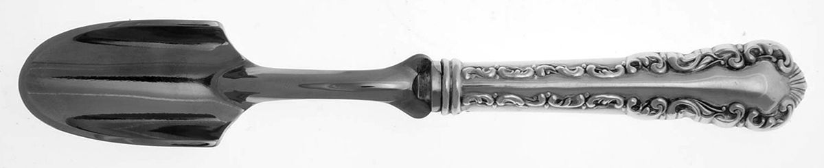 Louis XV (Sterling) Cheese Scoop with Stainless Scoop by Roden Brothers Ltd.-1