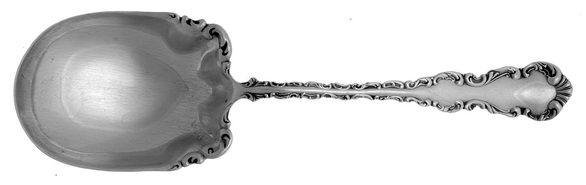 Louis XV (Sterling) Small Solid Berry/Casserole Spoon by Roden Brothers Ltd.-1